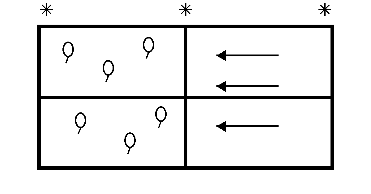 Diagram showing humid indoor air reaching a cold window and forming droplets